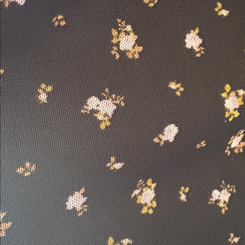 Aeropostale Black Asymmetrical Floral Dress - Picture 8 of 8